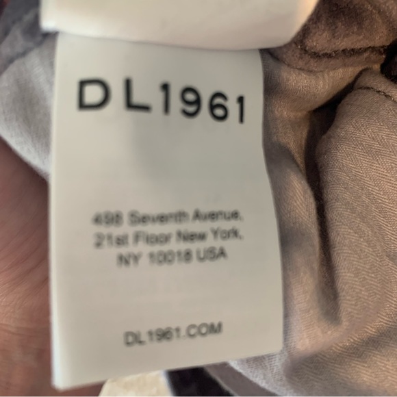 DL1961 Pants Womens 25 Silver Spring Velvet Florence Ankle Mid Rise Instasculpt - Picture 12 of 13